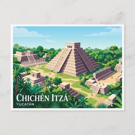 Chichén Itzá Valladolid Mexico Briefkaart (Voorkant)