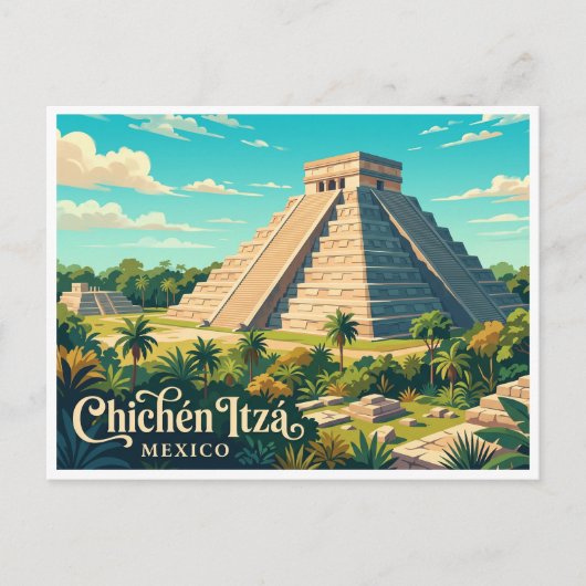 Chichén Itzá Valladolid Mexico Briefkaart (Voorkant)