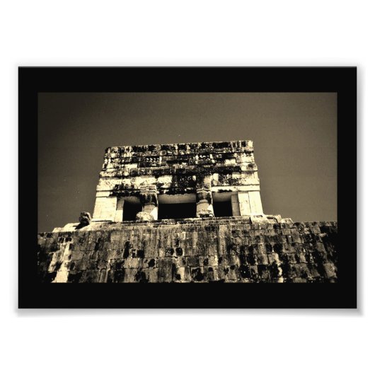 Chichen Itza Wall Foto Afdruk (Voorkant)