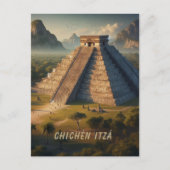 Chichén Itzá Yucatá Mexico Landschapsreizen Briefkaart (Voorkant)