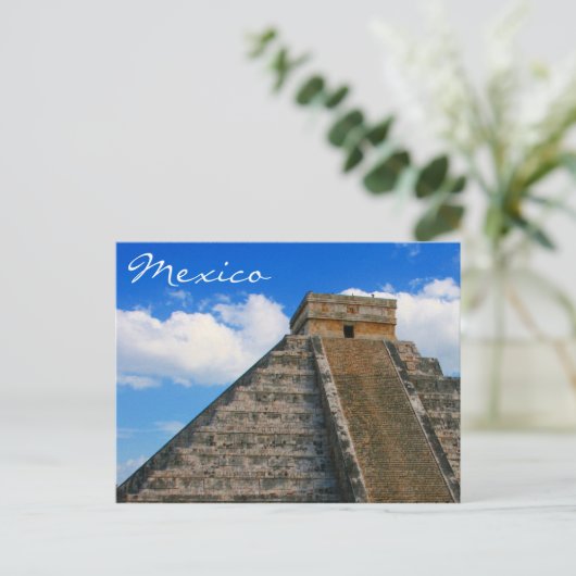 chichen itza yucatan briefkaart (Staand voorkant)