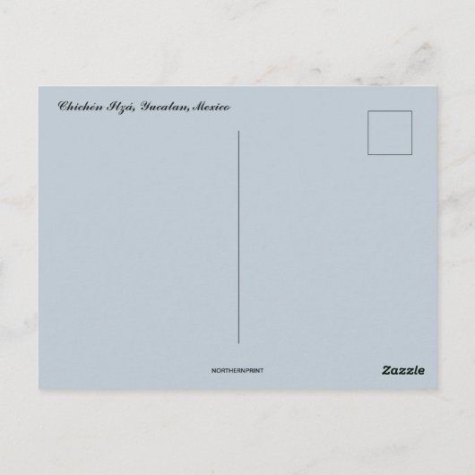 Chichén Itzá Yucatan Mexico Briefkaart (Achterkant)