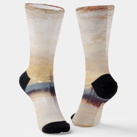 Chichester Canal by Joseph William Turner Sokken (Gebogen)