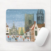 Chichester Cathedral A Snow Scene Muismat (Met muis)