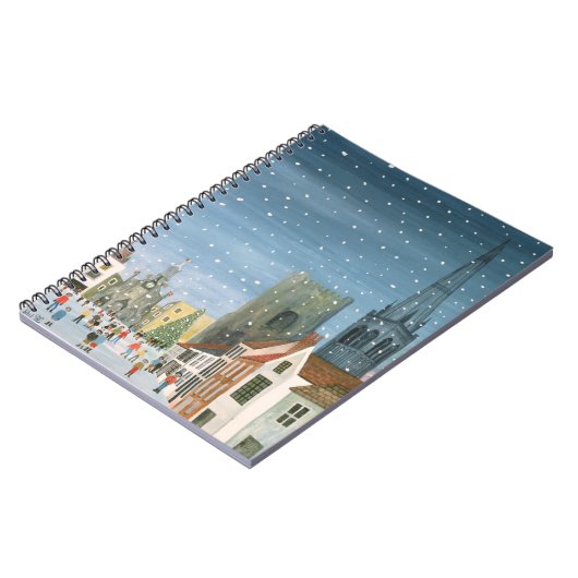 Chichester Cathedral A Snow Scene Notitieboek (Linkerzijde)