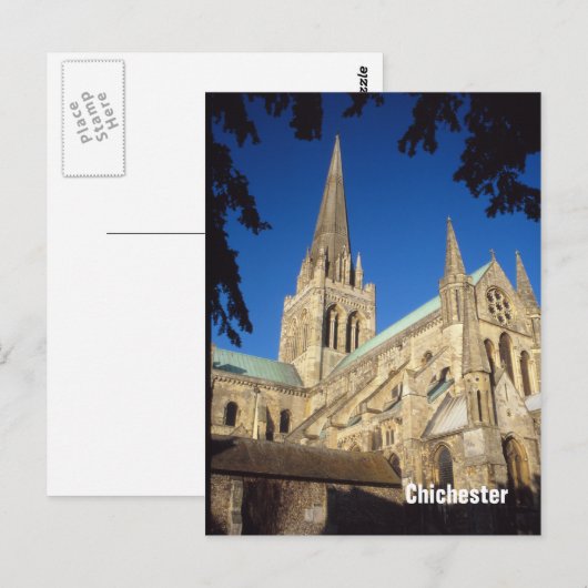Chichester Cathedral briefkaart (Voorkant / Achterkant)