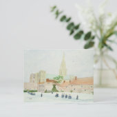 Chichester Cathedral en Visiting Choir Briefkaart (Staand voorkant)