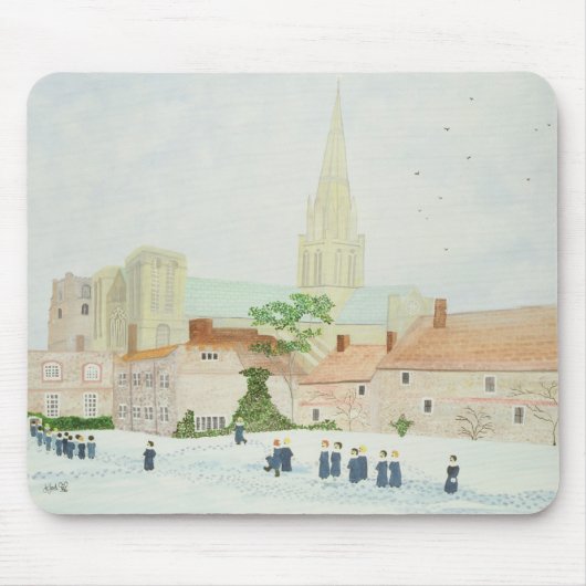 Chichester Cathedral en Visiting Choir Muismat (Voorkant)