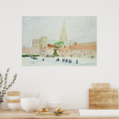 Chichester Cathedral en Visiting Choir Poster (Keuken)