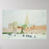 Chichester Cathedral en Visiting Choir Poster (Voorkant)