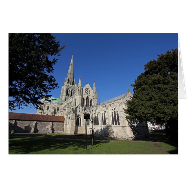 Chichester Cathedral-kaart (Voorkant Horizontaal)