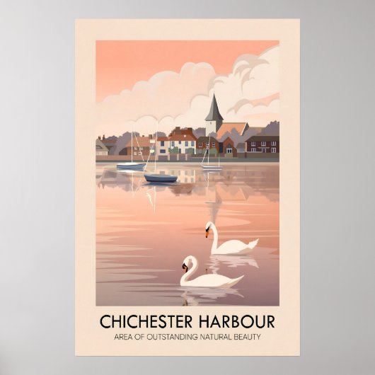 Chichester Harbour AONB Reisposter Poster (Voorkant)