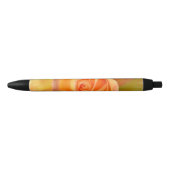 Chichewa Peach Roos Blossom Zwarte Inkt Pen (Voorkant)
