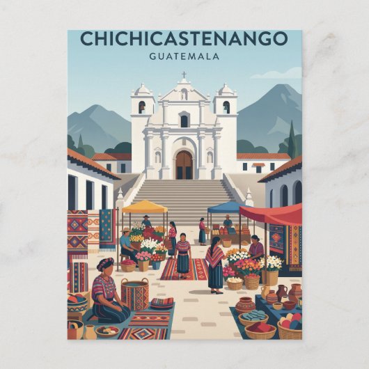 Chichicastenango Guatemala Briefkaart (Voorkant)