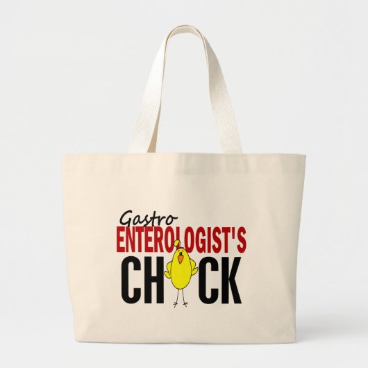 Chick 1 van de gastro-enteroloog grote tote bag (Voorkant)