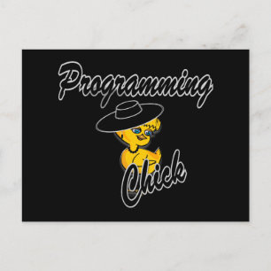Chick 4 programmeren briefkaart