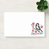 Chick-a-dee-dee-dee mezenogelroep post-it® notes (Kantoor)
