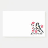 Chick-a-dee-dee-dee mezenogelroep post-it® notes (Voorkant)