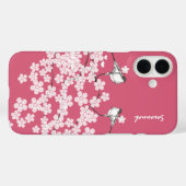Chick a dee liefdesvogel Kersenbloesemtak Case-Mate iPhone Case (Achterkant (horizontaal))