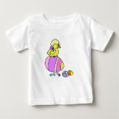 Chick and Eggs Baby T-Shirt (Voorkant)