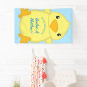 Chick Baby shower Blue Spandoek (Insitu)