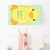 Chick Baby shower Green Spandoek (Insitu)