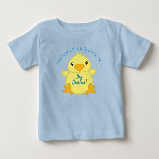 Chick Baby shower Spring Blue (Voorkant)