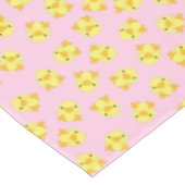 Chick Birthday Party Pink Tafelkleed (Gekanteld)