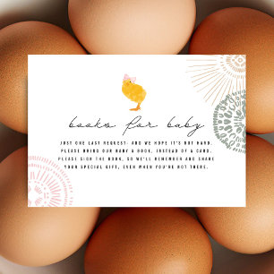 Chick Boeken Voor Baby Meisje Baby shower Boek Aan Kaart
