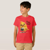 Chick Camera "Zeg kaas" T-shirt (Voorkant volledig)