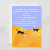 Chick Charlie Chicken verjaardag Kaart (Achterkant)