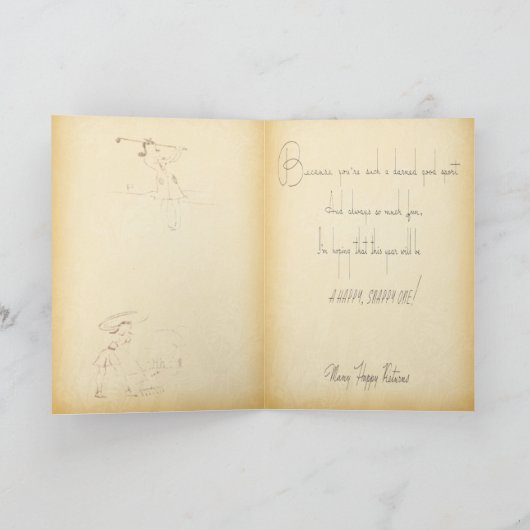 Chick Chic Verjaardag Kaart (Binnen)