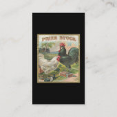 Chick Chick Boerderij Visitekaartje (Achterkant)