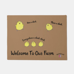Chick chick deurmat