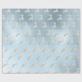 Chick Copper Roos Gold kerstrender Cadeaupapier (Vlak)