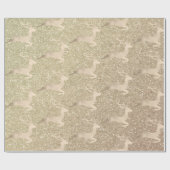 Chick Copper Roos Gold kerstrender Cadeaupapier (Vlak)