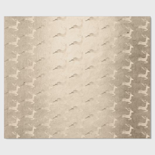 Chick Copper Roos Gold kerstrender Cadeaupapier (Vlak)