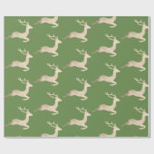 Chick Copper Roos Gold kerstrender Cadeaupapier (Vlak)