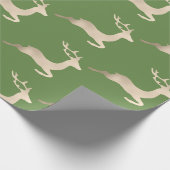 Chick Copper Roos Gold kerstrender Cadeaupapier (Hoek)