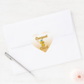 Chick Croquet Hart Sticker (Envelop)