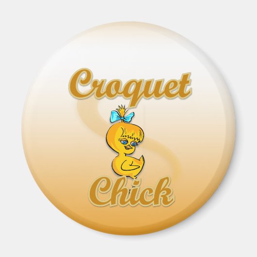Chick Croquet Magneet (Voorkant)
