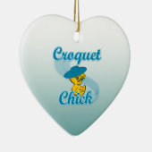 Chick Cross #3 Keramisch Ornament (Rechts)