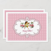  Chick Custom Paasbrunch Kaart (Voorkant / Achterkant)