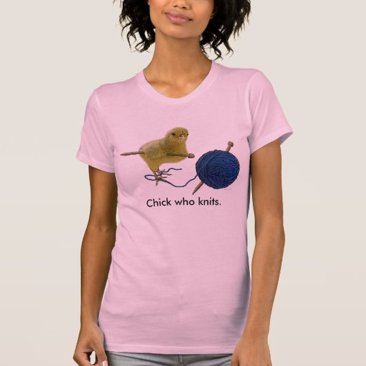 Chick die Dames T-shirt breekt (Voorkant)