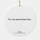 Chick die Ornament kent (Achterkant)