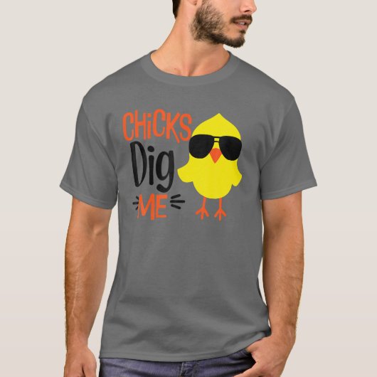 Chick Dig Me Christian Easter Day Gift For Boy Son T-shirt (Voorkant)