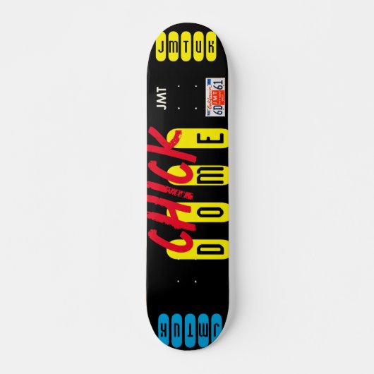 CHICK DOME 7 3/4" Skateboard Dek (Voorkant)