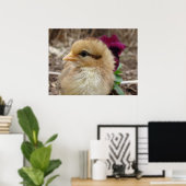 Chick en Pansy Poster (Thuiskantoor)