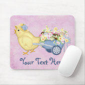 Chick en Winkelwagen Muismat (Met muis)