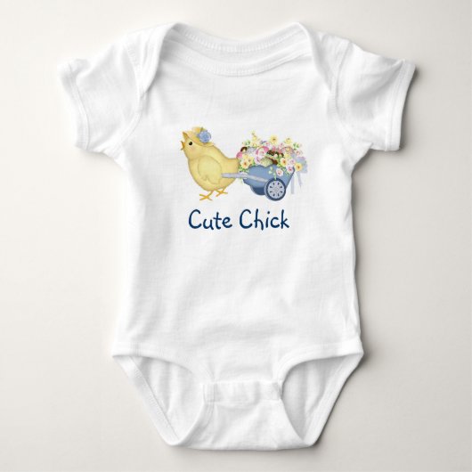 Chick en Winkelwagen Romper (Voorkant)